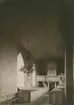Interiör från långhuset i Resmo kyrka.