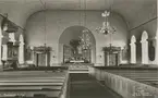 Interiör från långhuset Rumskulla kyrka.
