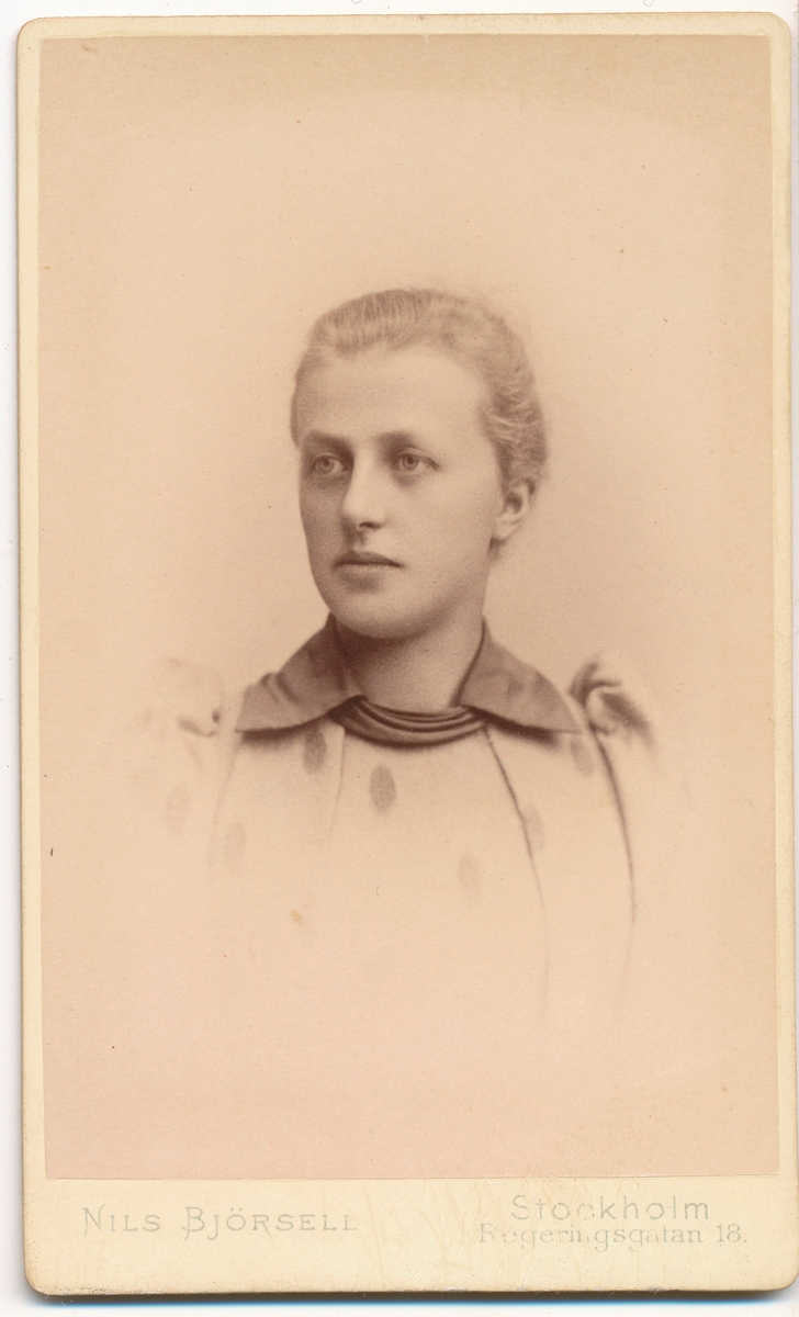 Professorskan Karolina Johanna Gustava (Calla) Geijer, född Branting.