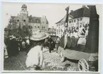 Firande av Barnens Dag i Kalmar 1906, från Stortorget.