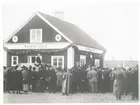 Från den vid Ydrefors station under år 1924 av Landshövding J Falk förrättade invigningen av Vimmerby - Ydre Järnväg.