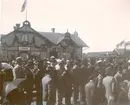 Invigning av järnvägsstationen i Torsås.