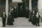 Biskopsvisitation i Kalmar, 1940-talet.