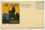Vykort med propaganda för beredskapen.