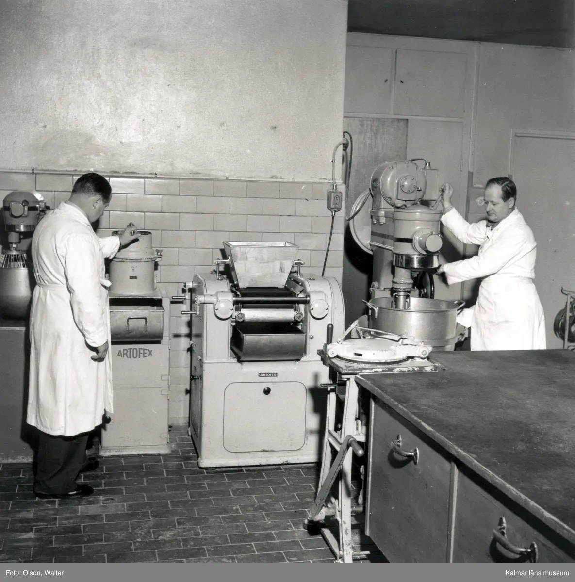 Nya Konditoriet vid Framsta 1952.