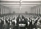 Polistekniska föreningen. Kongress 1937. På bilden syns möjligen stadsfiskal E Sauter samt landsfogde Sjöholm.