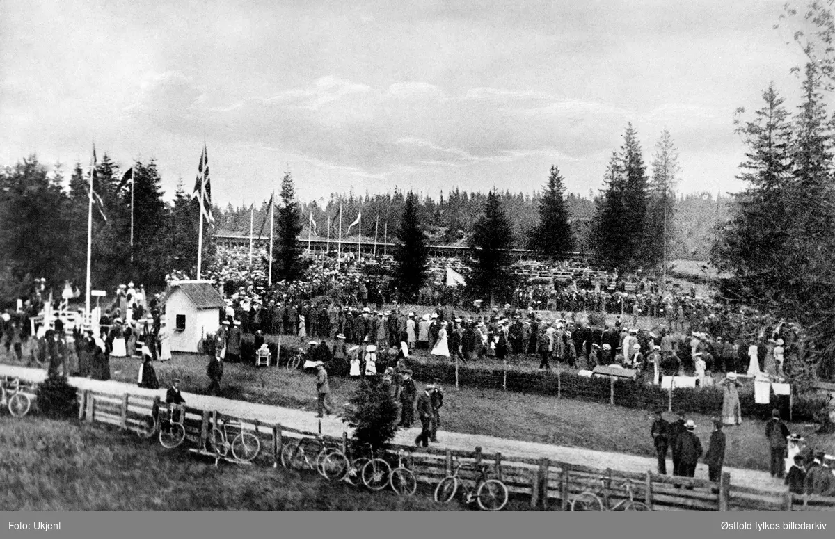 Momarken utstillingsplass, Eidsberg 1919.