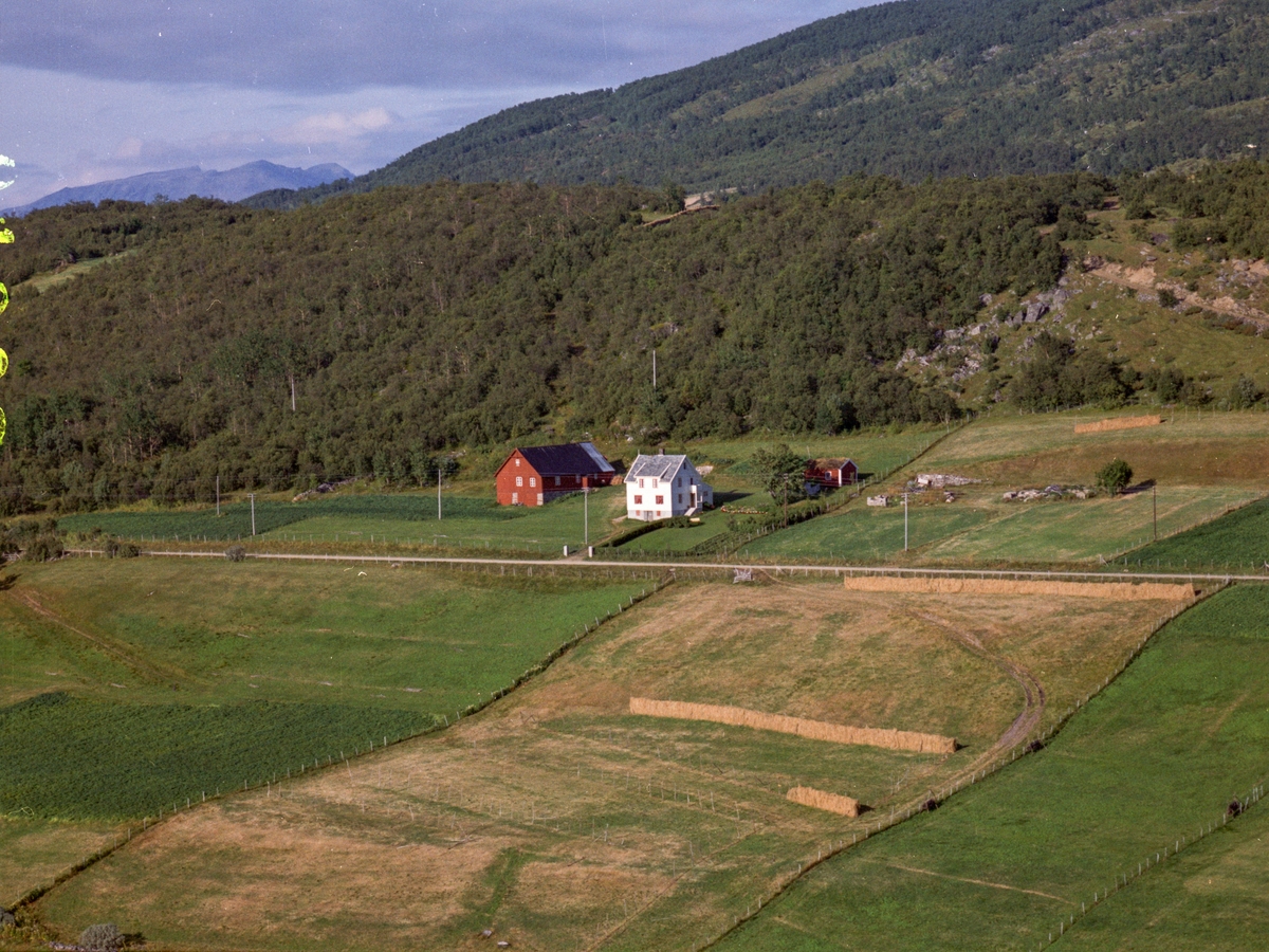 Flyfoto fra Utstrand i Kvæfjord.