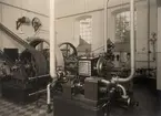 Interiör av Arboga Margarinfabrik ABs maskinrum.