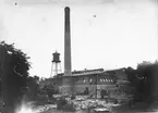 Exteriör, De Laval Steam Turbine Co fabrik i Trenton (Amerika).