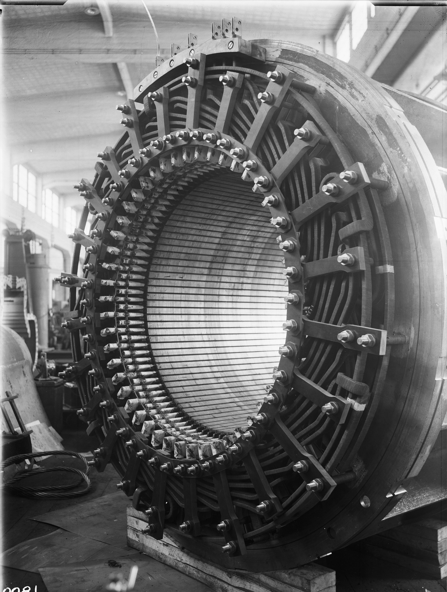 Stator för Värtagenerator L.O. 8635.