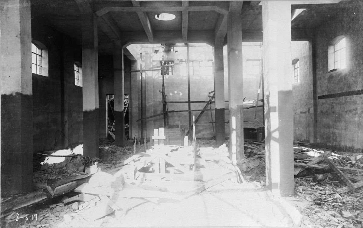 Byggherre: Bygnadaktiebolaget Contractor, Stockholm. Kopparverk. Arbetskopia.