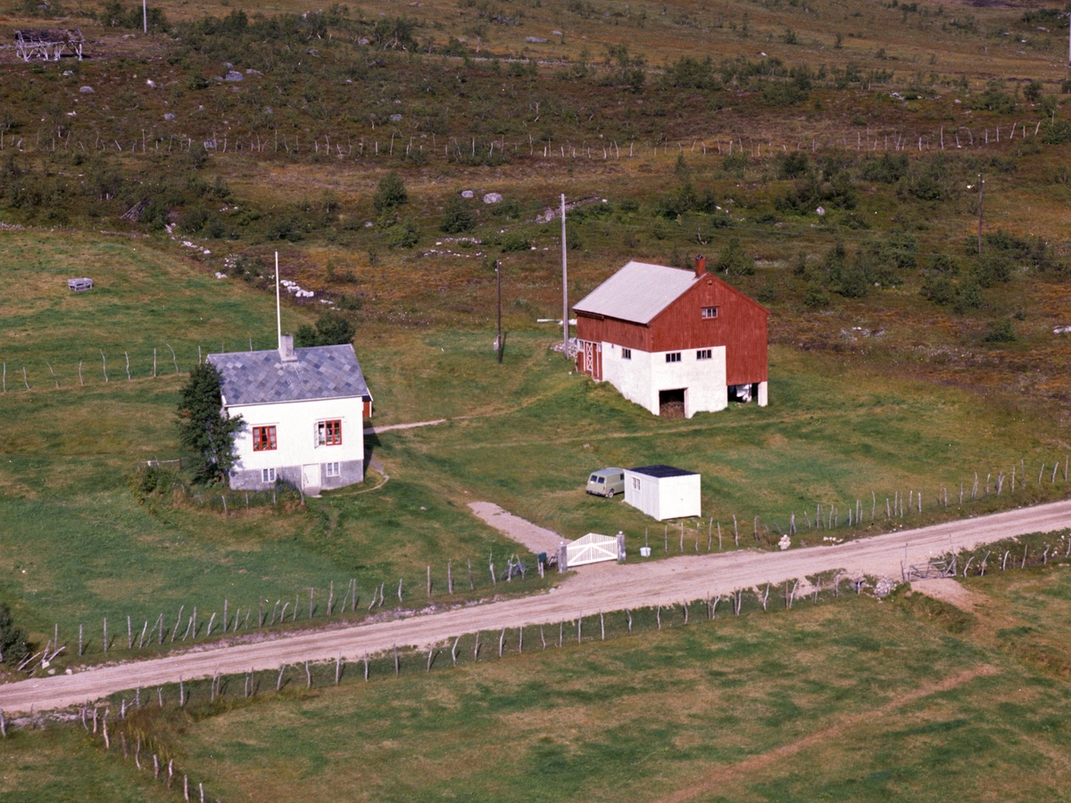 Flyfoto fra Heimen i Godfjord.