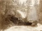 Vattenfall vid Röna, Östmarks socken, Värmland, 1903.