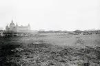 Schaktmassor från Slottsfjärdens utgrävning.
Foto: den 31/12 1932