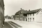 Bostadshus på Norra Vägen, kvarteret Bläckan och Koljan år 1908.