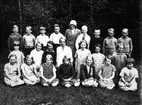 Undenäs, Valtrets mellanskola, lärare Lisa Hemkvist år 1927 eller 1928.