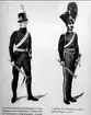 Uniformer artilleriet 1800-talet m/1794 och m/1815.
