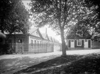 Karlsborg, entrén ammunitionsfabriken (Vanäsverken) 1927.