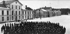 Karlsborg, volontärskolan omkr 1880-talet. Foto: A Sjöberg.