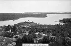 Mölltorp, utsikt från Vaberget. Foto: A Sjöberg.