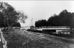 Rödesund, rullbron byggd 1847 på Motala verkstad, byttes ut 1946. Neg. finns. Förstoring 37 x 50 cm.