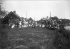 Gamla brovaktarstugan, färjvaktarstugan i Rödesund år 1904. Foto: Alfred Sjöberg.