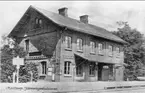 Mölltorps järnvägsstation år 1924. Förstoring 36 x 58 cm. Neg finns.