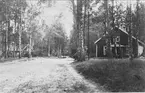 Forsviks folkskola omkr 1920. Förstoring 34 x 50 cm. Neg finns.