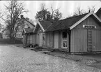 Fästningen, huset byggdes 1886. Bergstedt skoaffär, livsmedelsaffär samt konditori var de första affärsidkarna i detta hus.