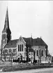 Undenäs kyrka år 1894. Förstoring 40 x 28 cm. Neg finns.