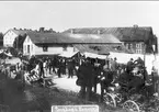 Forsvik, torgdag omkr år 1900.