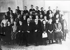 Undenäs missionsförsamling, bibelskola år 1924. Neg finns.