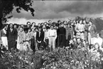 Undenäs missionsförsamling. Gökotta i Humbsbölet år 1952. Neg finns.