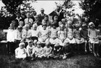 Brevik, söndagsskola i Kärrets missionshus omkr 1930. Neg finns.