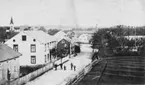 En gata i Värnamo år 1882.