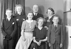 Familjen Sundström, Vaholms kvarn.
1. Sundström
2. Sundström
3. Sigrid Sundström
4. Marianne Sundström
5. Carl Sundström
6. Gregor Sundström