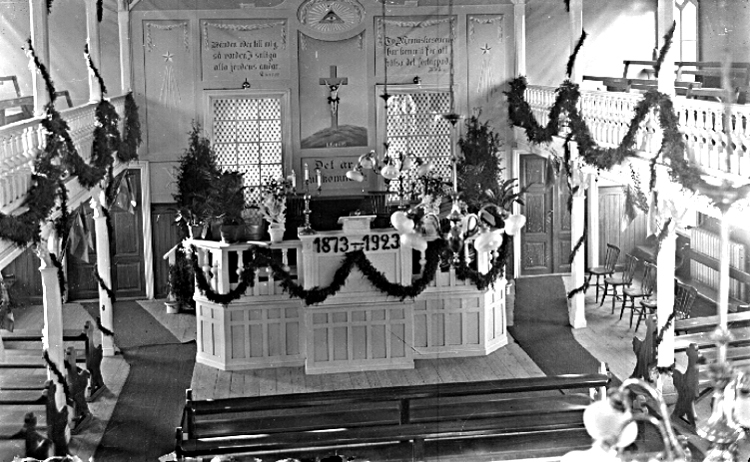 Skara  Missionskyrka vid 50-årsjubileet år 1923