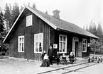 Gerda, född Fred och Johannes Andersson med barnen Märtha, Mathias, (Maja) och Signe.