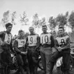 Motocross på Dala-banan, Lundsbrunn, 1958.
Förare från Skara motorklubb. Från vänster Rune Magnusson, Teodor 