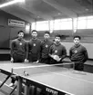 Skara. Bordtennis; Sverige - Kina 1962. Kinesiska laget.