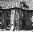 Skara. Marumsgatan. Zettervallska huset, bild tagen vid uppmätning före rivning 1962.