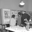 Skara. Tor Hellströms utställning i Biblioteket 1964.