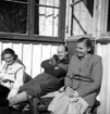 Rolf och Birgit Överström och Tittie Rehn 1950.