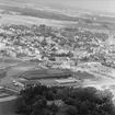 Skaraborgs läns slakteri. 
Flygfoto 15/7 1966. 
I förgrunden Hospitalsgården.