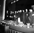 Skara. Mejeriförbundets smör och ostmässa 1962 i Teaterhuset.