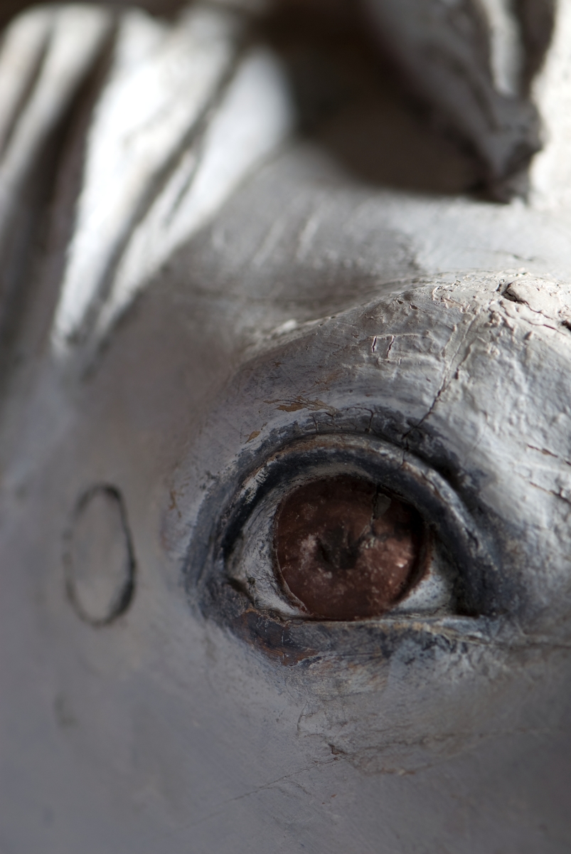 Galjonsabild föreställande bevingade hästen Pegasus. Har suttit på den norska fyrmastbarken med samma namn, byggd 1884. Idag hänger galjonsbilden i museets café.