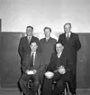 Skara. 
Kommunaltjänstemannaförbundets jul- och familjefest 1948. Folkets park, rotundan. Dahlman, V. Johansson m.fl.