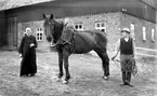 Josefina Karlsson med sonen Karl, Västra Gottbol, Rudskoga.