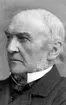 Gladstone, William Ewart, 1809-98.
Brittisk statsman, premiärminister 1868-74, 1880-85, 1886 och 1892-94. Blev 1832 invald för torypartiet i underhuset, där han tillhörde dess ultrakonservativa falang. Han var emot parlamentsreformen 1832, försvarade slaveriet 1833 och slog länge vakt om den anglikanska statskyrkans privilegier. G. var djupt religiös, ofta moraliserande och såg politiken som ett slagfält i kampen mellan det onda och det goda. http://www.ne.se/jsp/search/article.jsp?i_art_id=182903